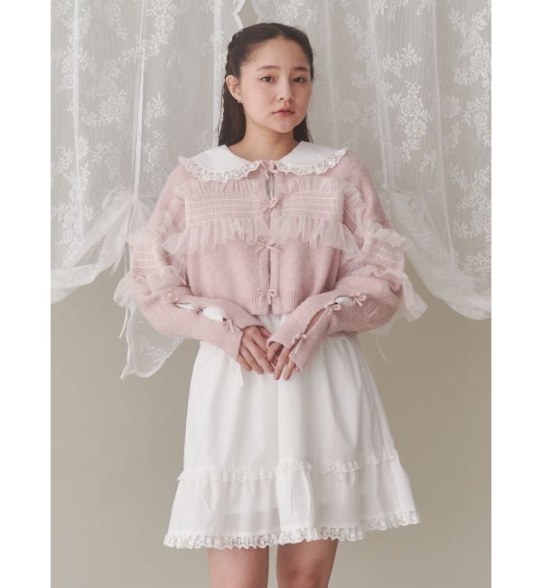 merry jenny「ピンタックフレアミニワンピース」|ワンピース|