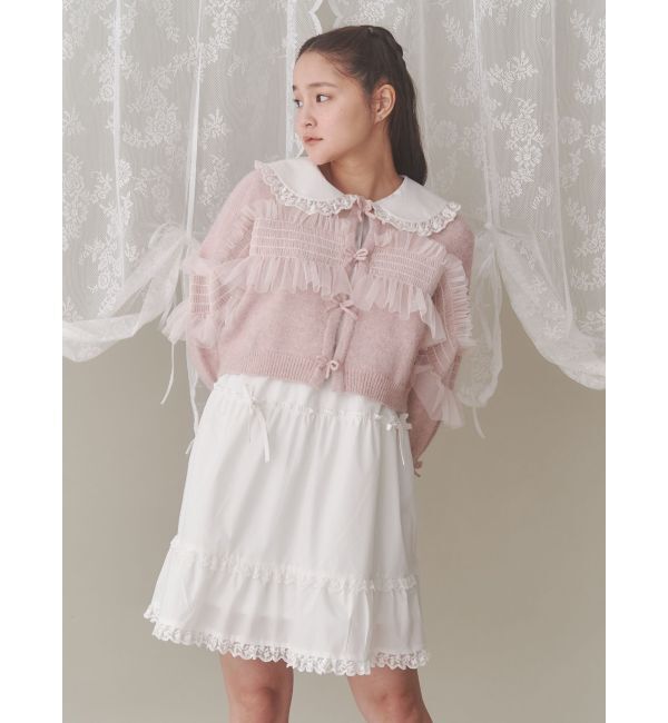 merry jenny「ピンタックフレアミニワンピース」|ワンピース|