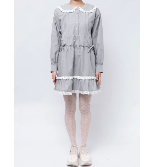 merry jenny「ピンタックフレアミニワンピース」|ワンピース|