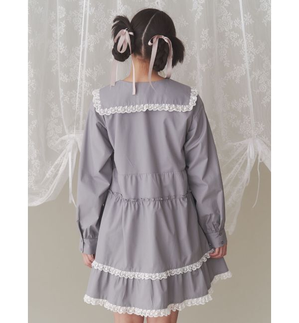 merry jenny「ピンタックフレアミニワンピース」|ワンピース|