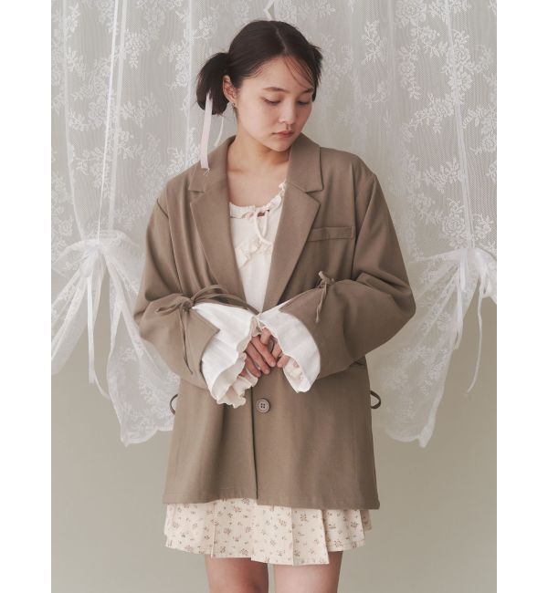 merry jenny「flowerリボンプリーツミニスカート」|スカート|