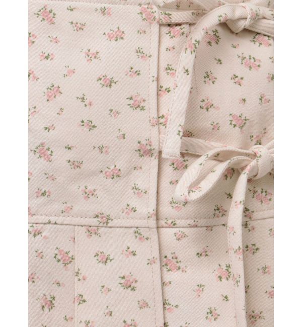 merry jenny「flowerリボンプリーツミニスカート」|スカート|