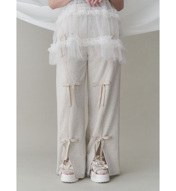 merry jenny「Ribbon Ribbonスウェットパンツ」|その他|