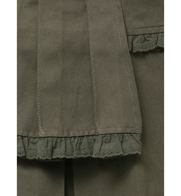 merry jenny「フリルレイヤードプリーツスカート」|スカート|