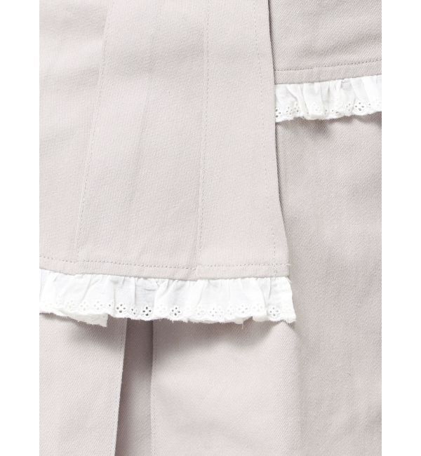 merry jenny「フリルレイヤードプリーツスカート」|スカート|