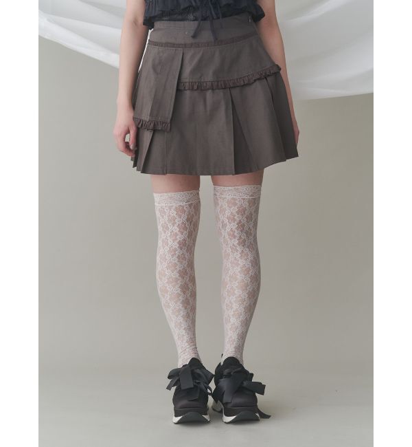 merry jenny「フリルレイヤードプリーツスカート」|スカート|