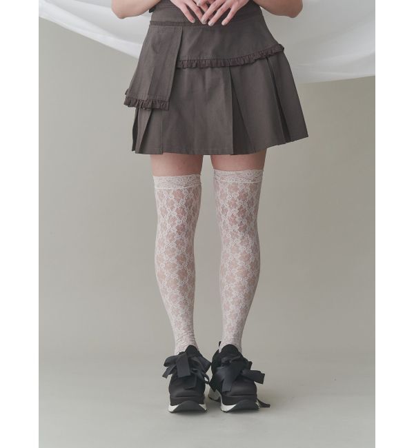 merry jenny「フリルレイヤードプリーツスカート」|スカート|