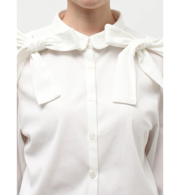 merry jenny「double ribbon blouse」|シャツ・ブラウス|