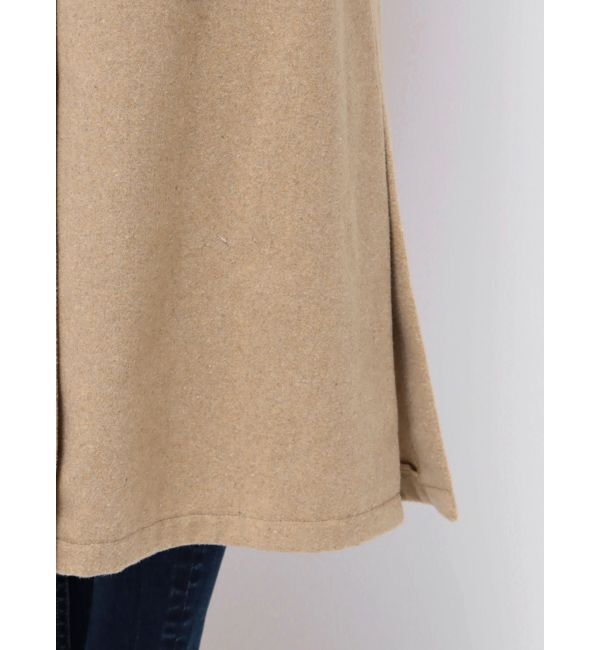 GYDA「フェイクレザーレイヤードトレンチコート」|トレンチコート|