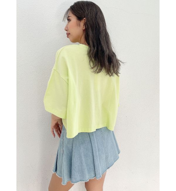 GYDA「タックプリーツ デニムスカートライクショートパンツ」|スカート|