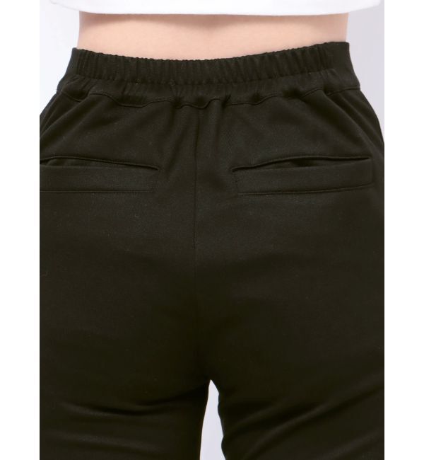 GYDA「ハイウエスト カットジャカード フレアパンツ」|その他|