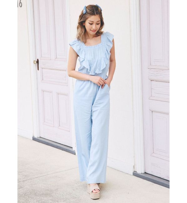 GYDA「フリルデザインオールインワン」|オールインワン|