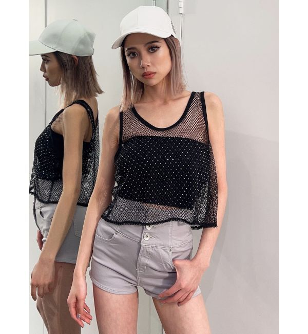 GYDA「ハイウエストボタン stretchy カラーショートパンツ」|その他|