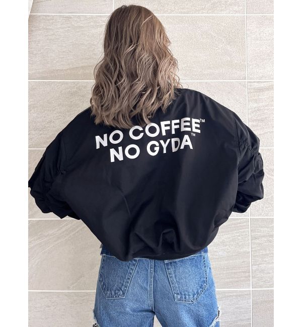 GYDA「NO COFFEE NO GYDAショートMA1」|ブルゾン・スタジャン|