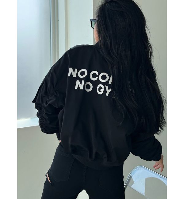 GYDA「NO COFFEE NO GYDAショートMA1」|ブルゾン・スタジャン|