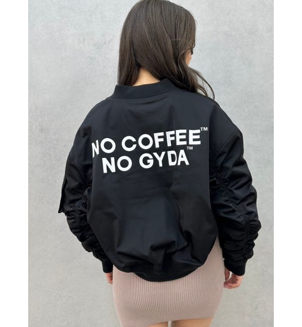 GYDA「NO COFFEE NO GYDAショートMA1」|ブルゾン・スタジャン|