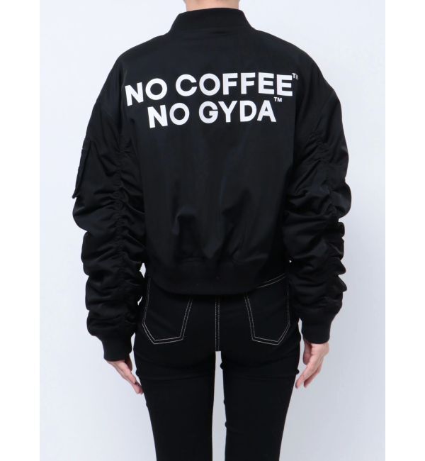 GYDA「NO COFFEE NO GYDAショートMA1」|ブルゾン・スタジャン|