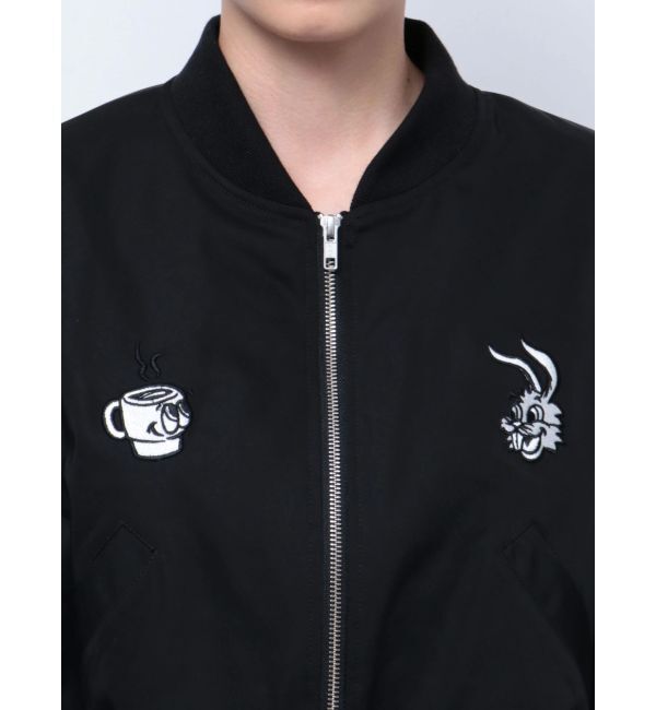 GYDA「NO COFFEE NO GYDAショートMA1」|ブルゾン・スタジャン|