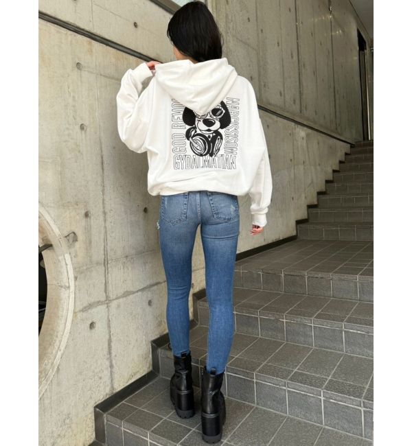 GYDA「HEADPHONE GYDALMATIANスウェットパーカー」|パーカー|