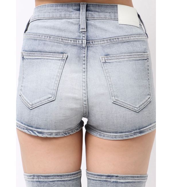 GYDA「ハイウエストdetachableスキニーデニムパンツ」|デニム|