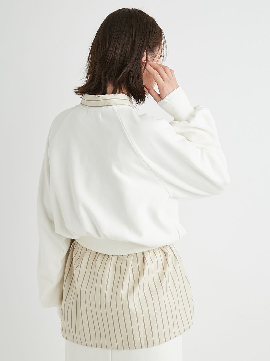 emmi atelier「裏起毛プルオーバースカートセット」|ワンピース|