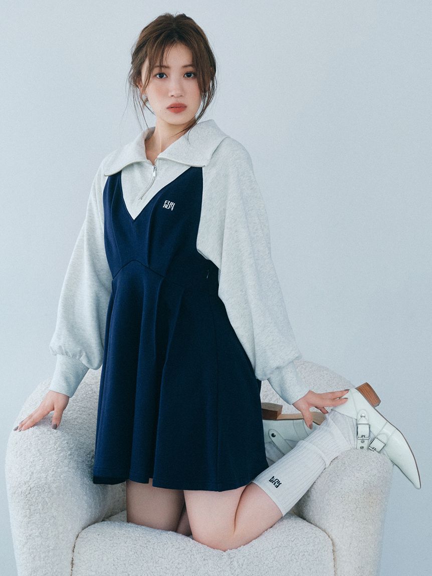 FURFUR「【WEB限定カラー】ダブルストラップバブーシュ」|パンプス|