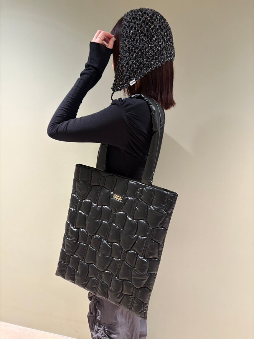 FURFUR「【WEB限定カラー】リボンキルティングトートバッグ」|トートバッグ|