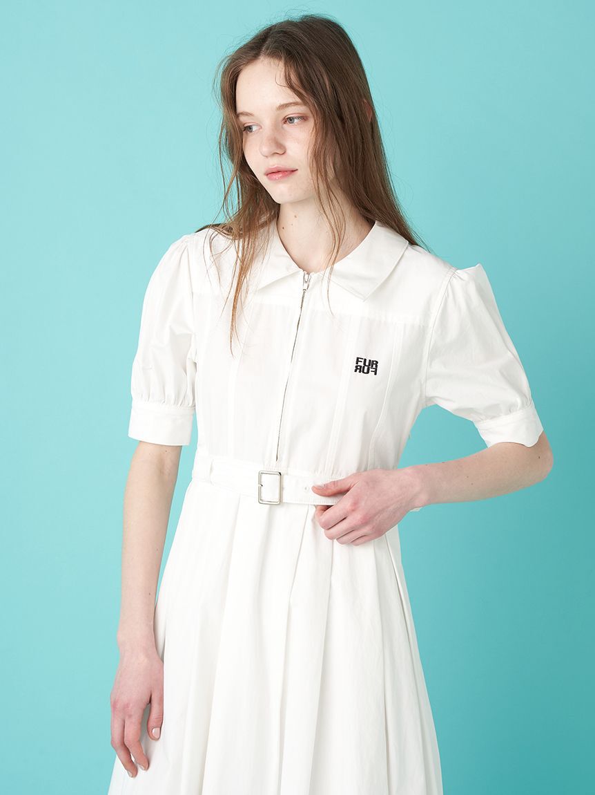 FURFUR「【限定サイズ】フラットカラーシャツワンピース」|ワンピース|