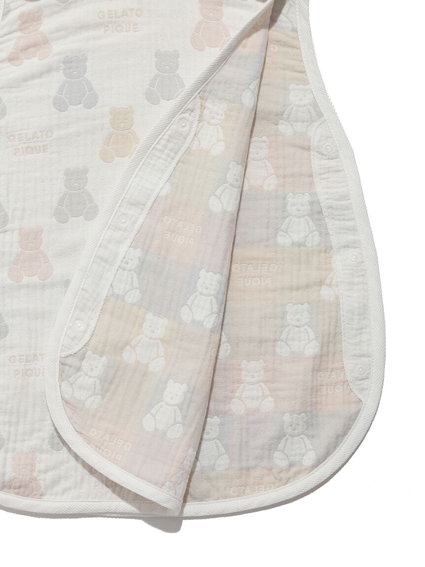 GELATO PIQUE KIDS & BABY「【BABY】ベア３重ガーゼスリーパー」|スタイ|