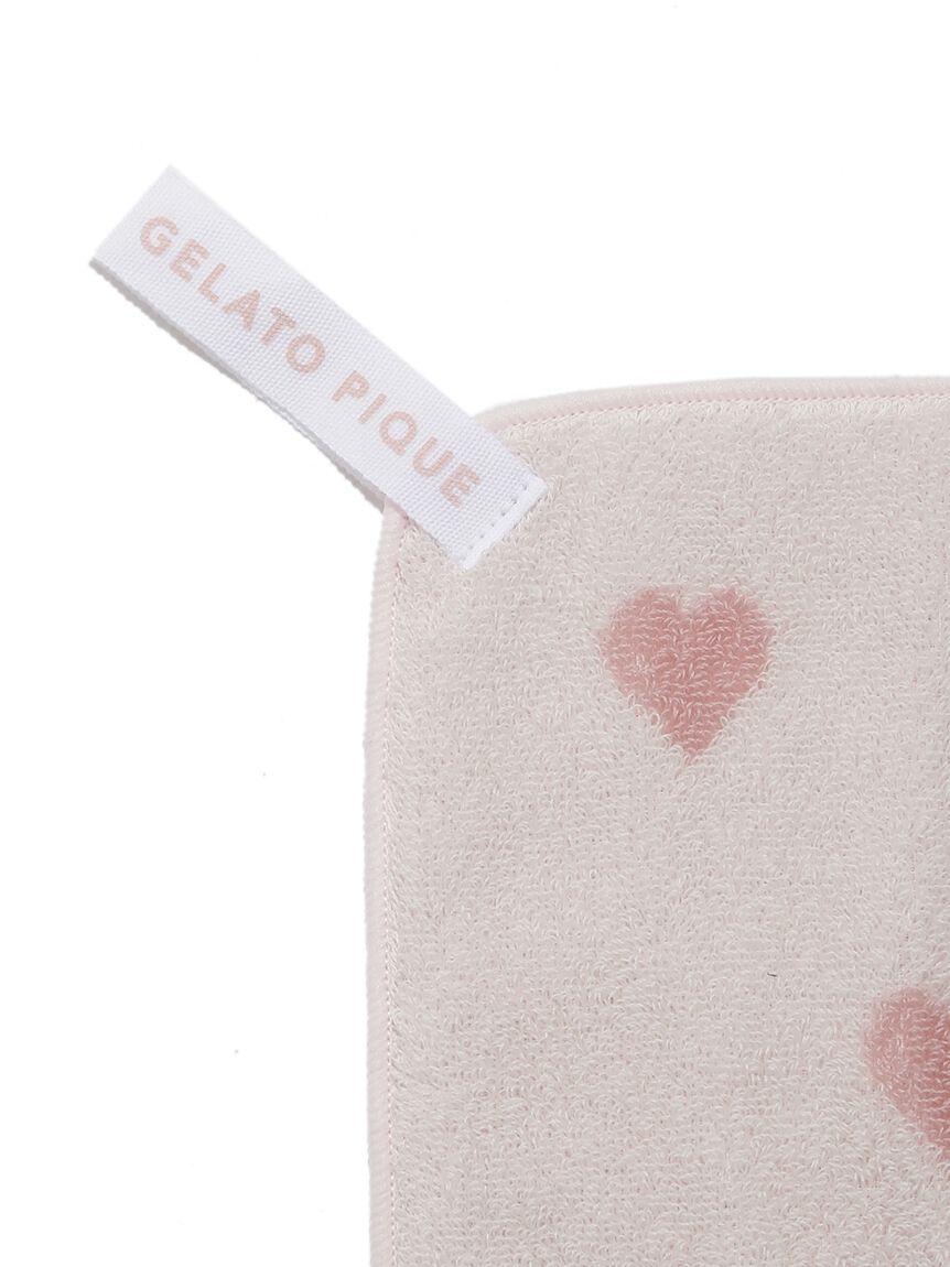 gelato pique「ハートループ付きタオル」|ハンカチ|