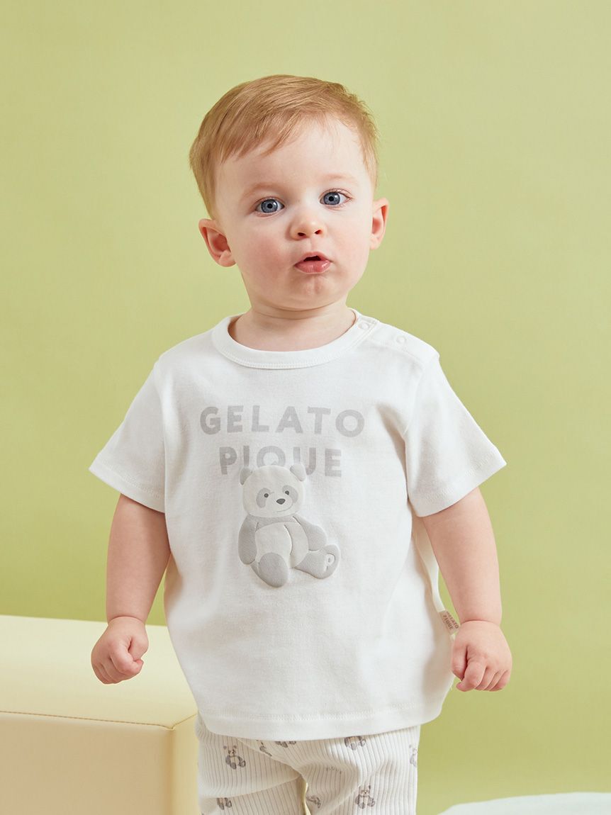 GELATO PIQUE KIDS & BABY「【BABY】ぬいぐるみワンポイントTシャツ」|その他ベビーウェア|OWHT