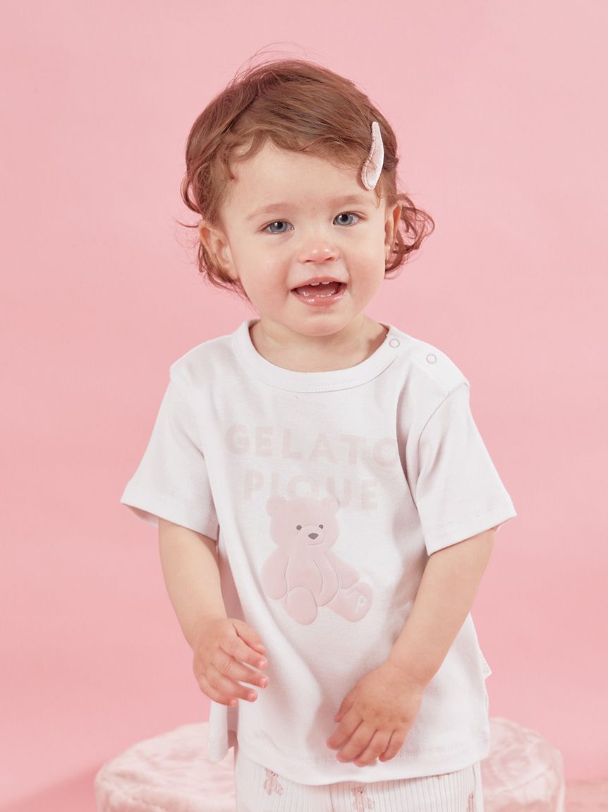GELATO PIQUE KIDS & BABY「【BABY】ぬいぐるみワンポイントTシャツ」|その他ベビーウェア|
