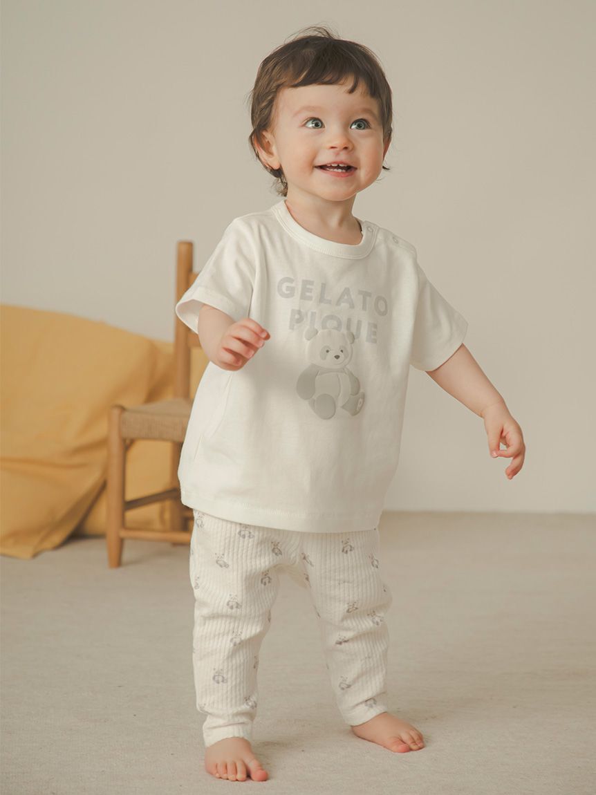 GELATO PIQUE KIDS & BABY「【BABY】ぬいぐるみワンポイントTシャツ」|その他ベビーウェア|