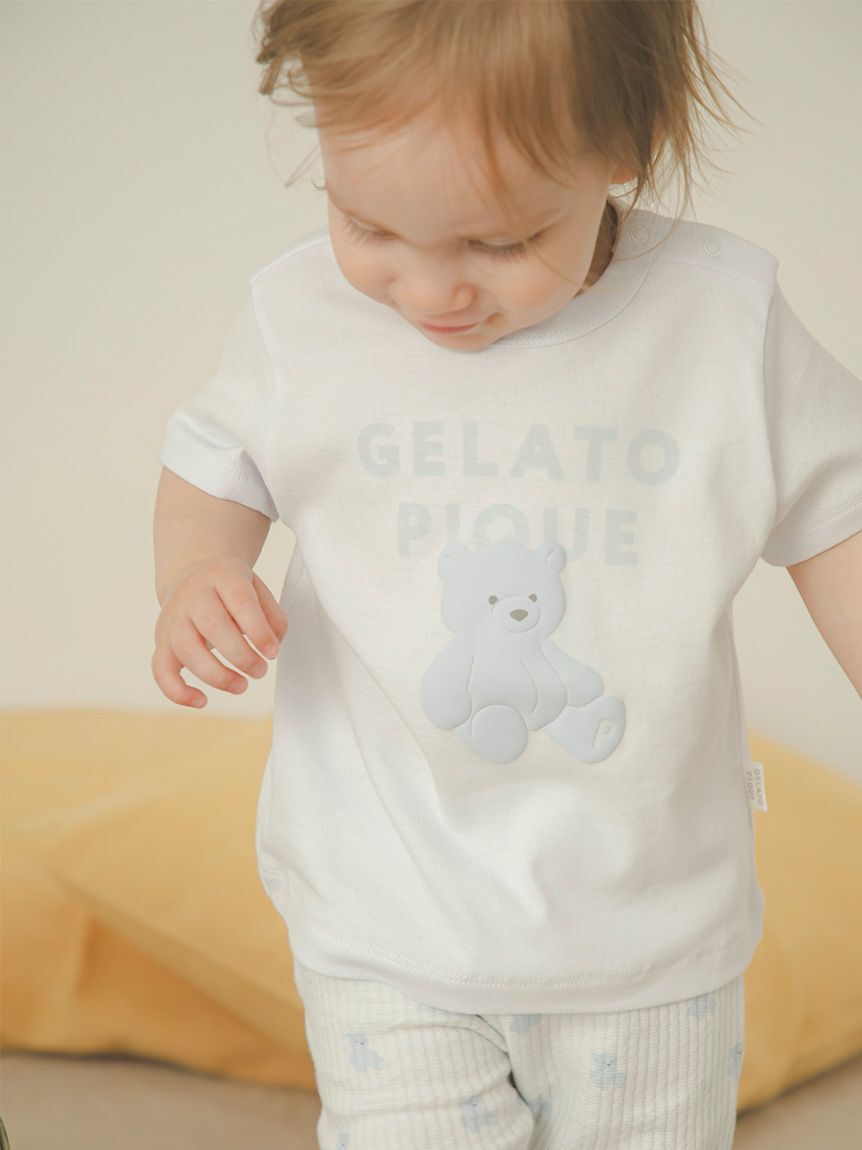 GELATO PIQUE KIDS & BABY「【BABY】ぬいぐるみワンポイントTシャツ」|その他ベビーウェア|