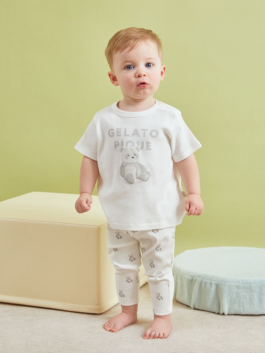 GELATO PIQUE KIDS & BABY「【BABY】ぬいぐるみワンポイントTシャツ」|その他ベビーウェア|