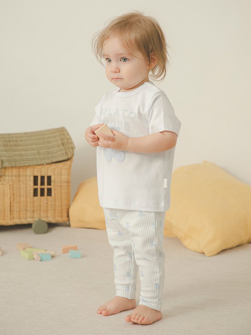 GELATO PIQUE KIDS & BABY「【BABY】ぬいぐるみワンポイントTシャツ」|その他ベビーウェア|