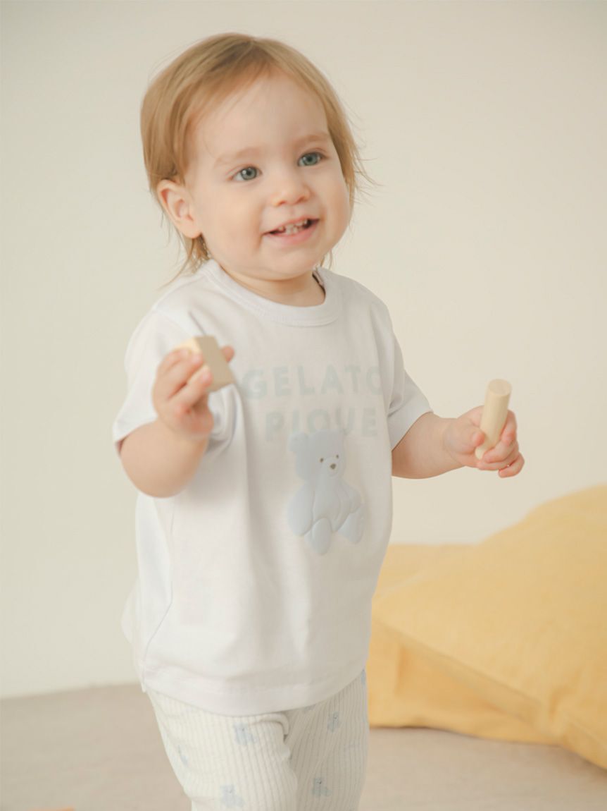 GELATO PIQUE KIDS & BABY「【BABY】ぬいぐるみワンポイントTシャツ」|その他ベビーウェア|