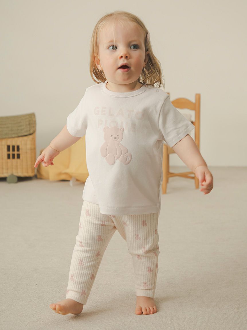 GELATO PIQUE KIDS & BABY「【BABY】ぬいぐるみワンポイントTシャツ」|その他ベビーウェア|