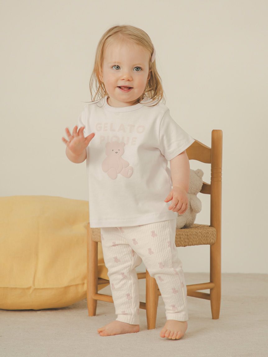 GELATO PIQUE KIDS & BABY「【BABY】ぬいぐるみワンポイントTシャツ」|その他ベビーウェア|