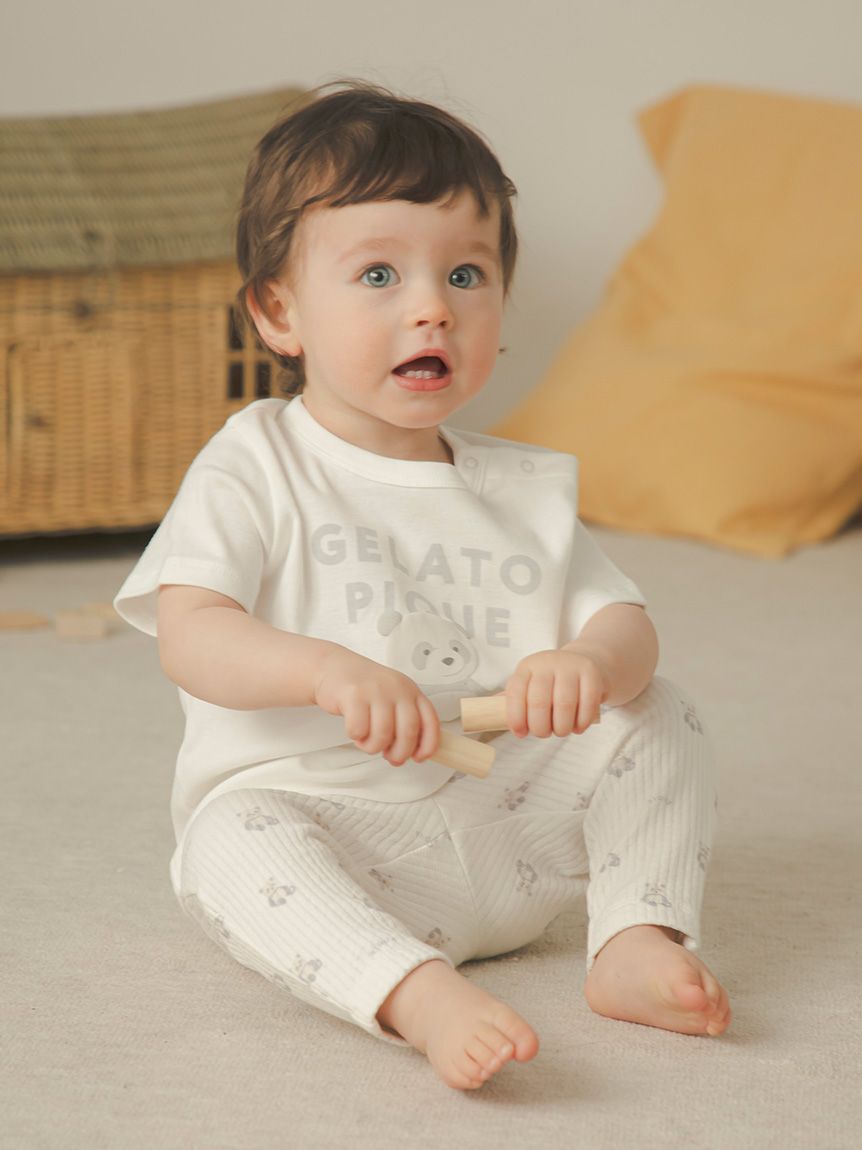 GELATO PIQUE KIDS & BABY「【BABY】ぬいぐるみワンポイントTシャツ」|その他ベビーウェア|