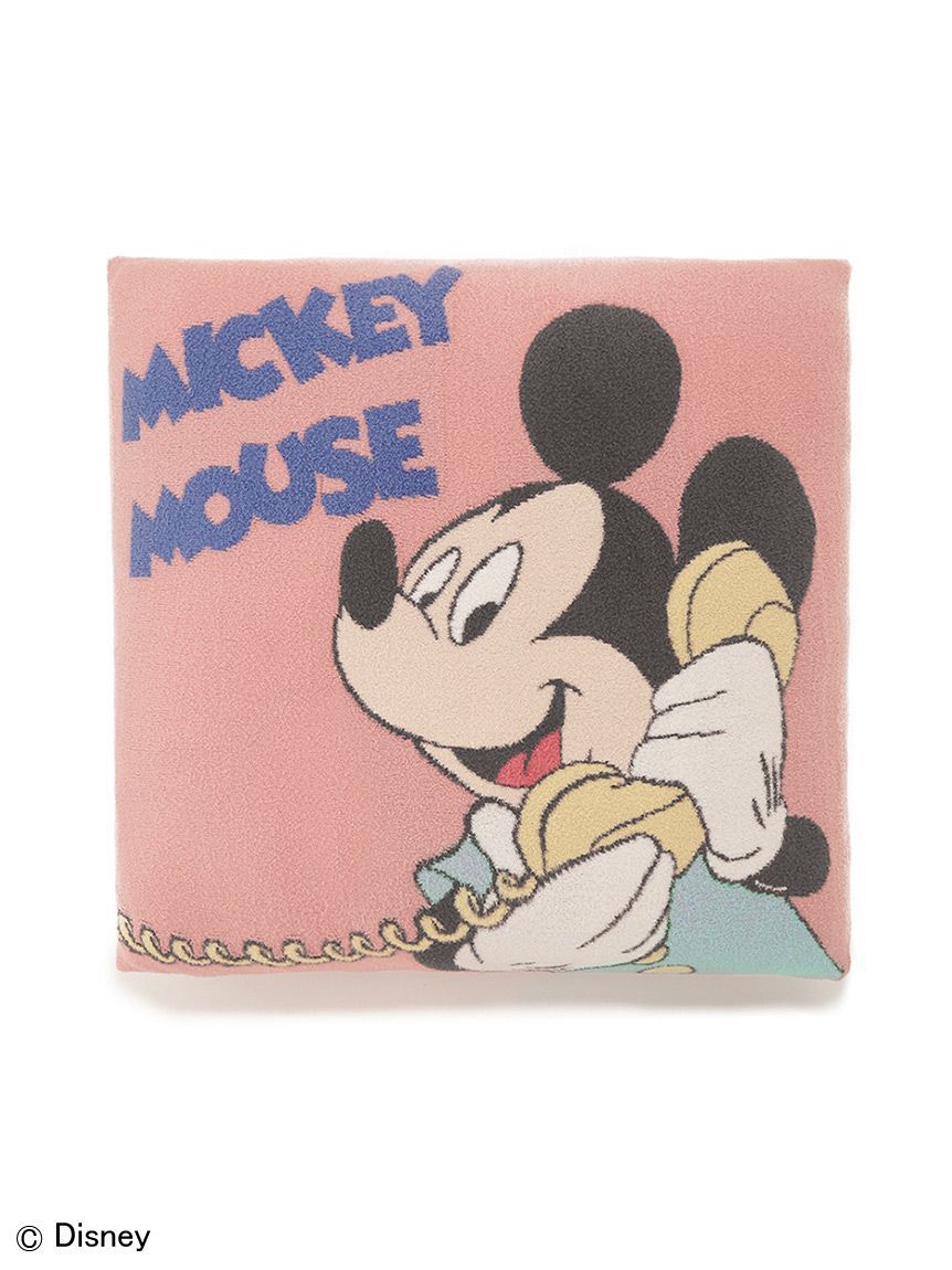 gelato pique Sleep「【Sleep】Mickey&Minnie / ジャガードクッションカバー」|クッション・クッションカバー|