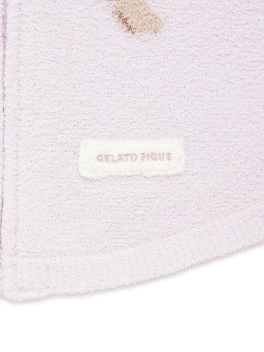 GELATO PIQUE KIDS & BABY「【BABY】エアリーモコウォッシングアニマルジャガードポンチョ」|その他ベビーウェア|