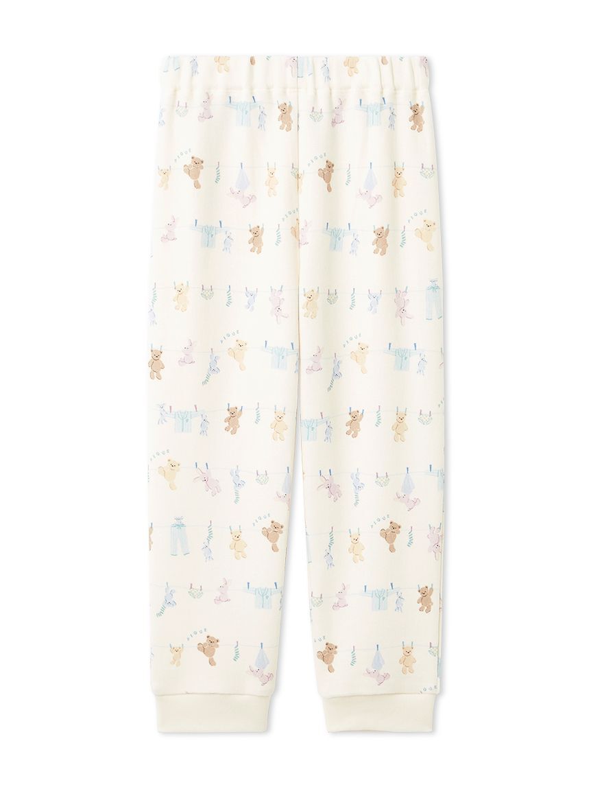 GELATO PIQUE KIDS & BABY「【KIDS】ウォッシングアニマル柄ロングパンツ」|ルームウェア|