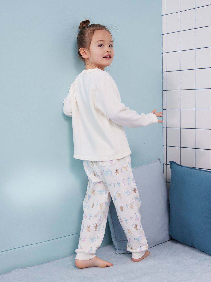GELATO PIQUE KIDS & BABY「【KIDS】ウォッシングアニマル柄ロングパンツ」|ルームウェア|