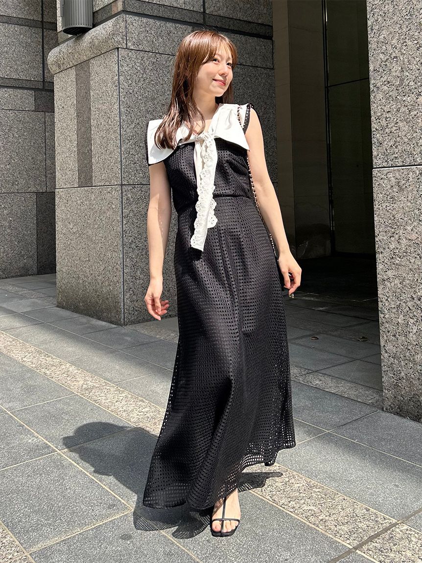 SNIDEL「【00サイズあり】セーラースカーフワンピース」|ワンピース|