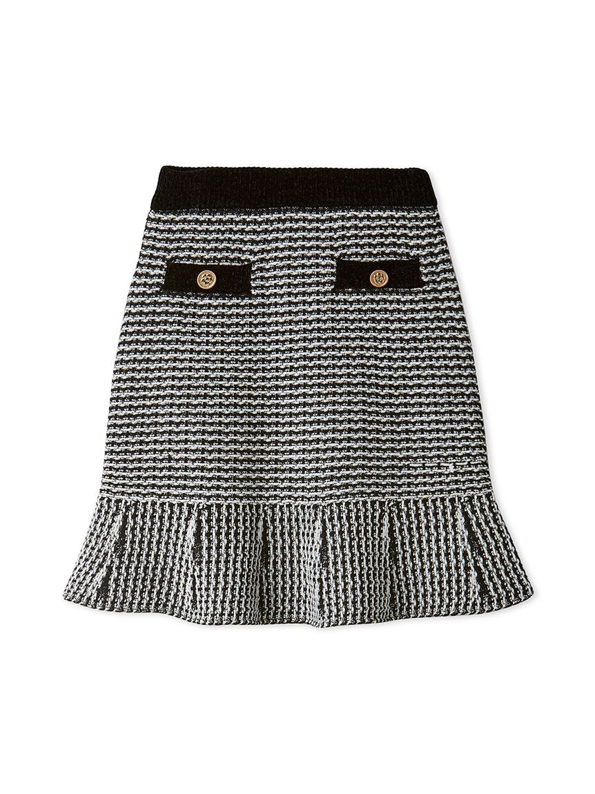 LILY BROWN「【WEB・一部店舗限定カラー】【LILY BROWN&times;MARY QUANT】ツイードニットスカート」|スカート|