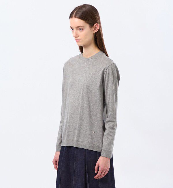 MACKINTOSH PHILOSOPHY「シルキーコットンニットプルオーバー」|ニット・セーター|