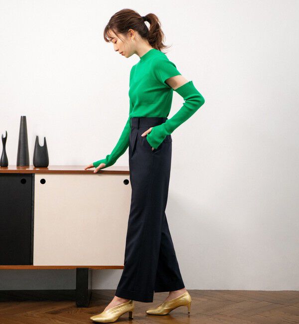  「【石井亜美AmiIshiiコラボ】アームウォーマーニットプルオーバー」|ニット・セーター|