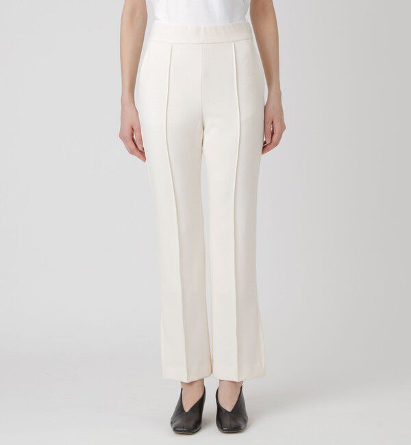 「ホワイトサイドスリットパンツ」|スラックス|