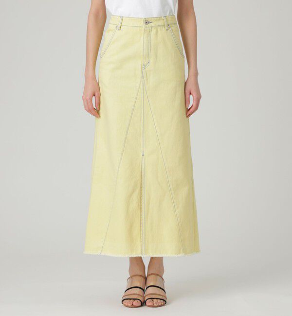  「デニムカッティングスカート」|スカート|